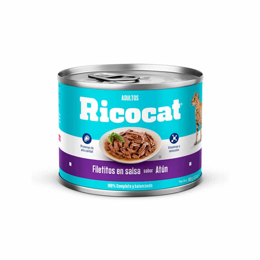 RICOCAT ATÚN ADULTO FILETITOS EN SALSA
