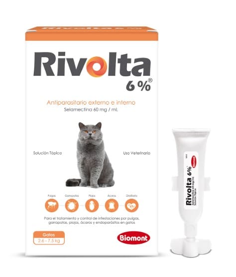 Rivolta 6% x 0.75ml 2.6 kg a 7.5 kg X pipeta