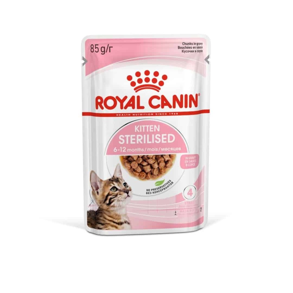 Royal Canin Kitten Sterilised Sobre Gravy Fhn