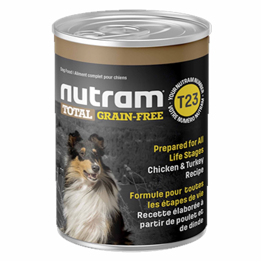 T23 NUTRAM TOTAL GRAIN FREE CHICKEN &amp; TURKEY DOG