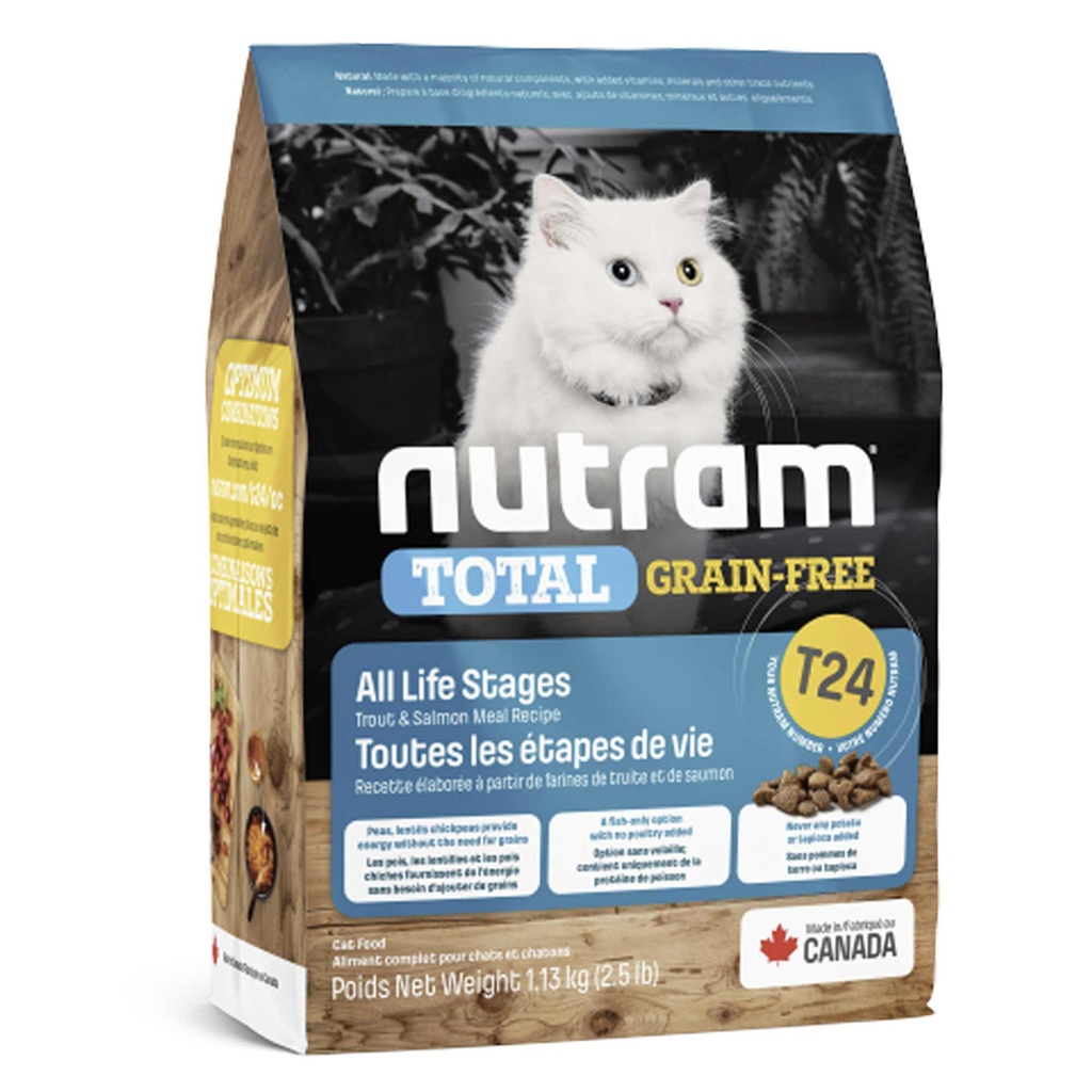 T24 NUTRAM TOTAL GRAIN-GREE SALMON &amp; TROUT CAT