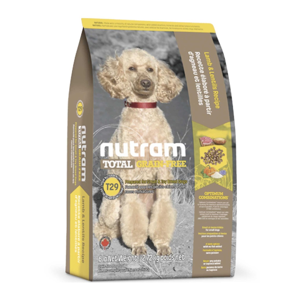 T29 NUTRAM TOTAL GRAIN-FREE ALLERGY LAMB DOG SMALL BREEDS