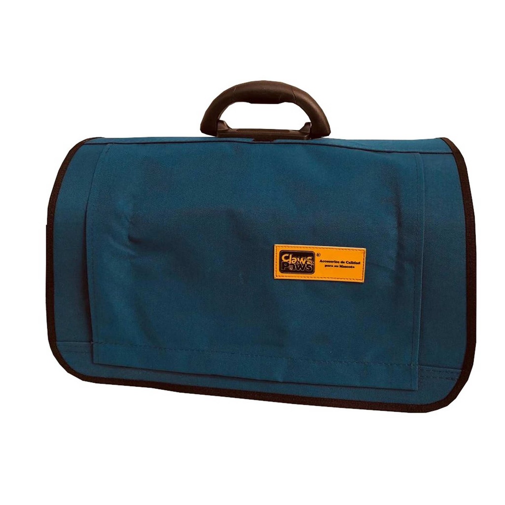 TRANSPORTADOR DE TELA AZUL CLAWS & PAWS