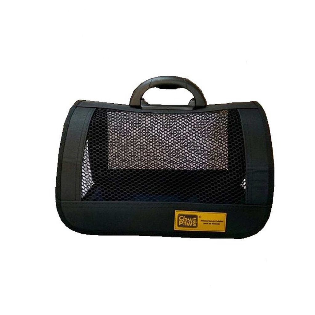TRANSPORTADOR DE TELA NEGRO CLAWS & PAWS