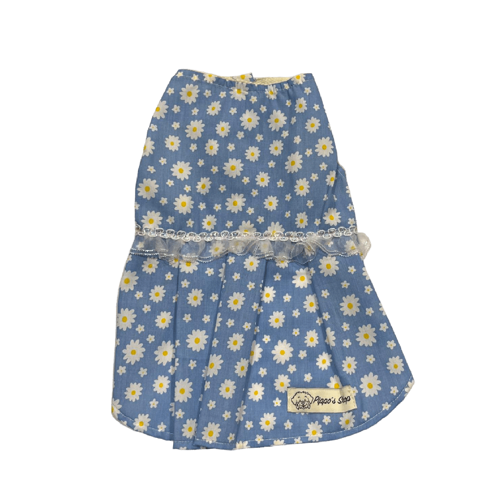 Vestido Margarita Celeste