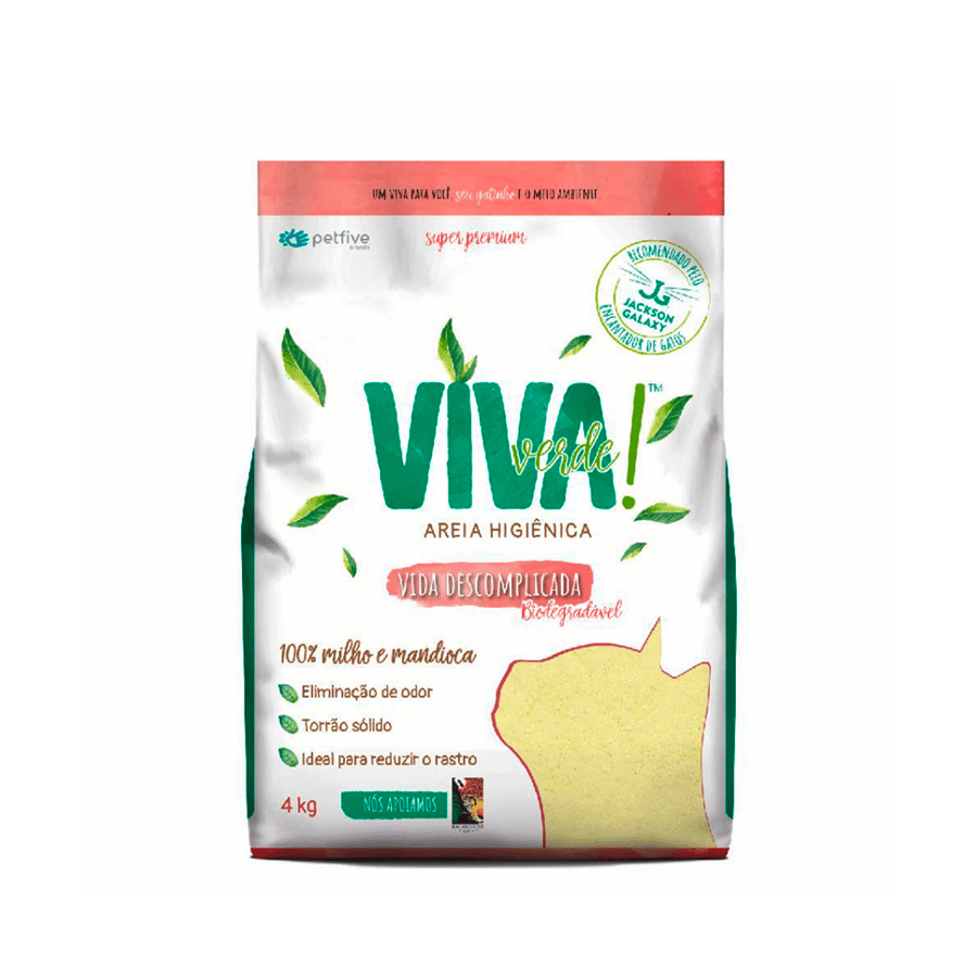 Viva Verde Arena Para Gatos Biodegradable Vida Descomplicada