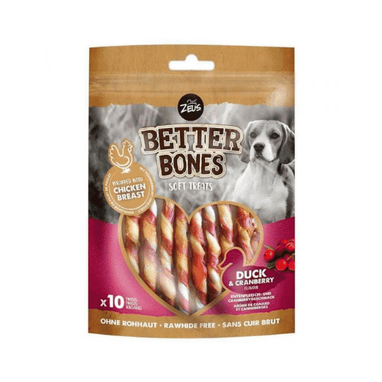 Zeus Better Bones Pato Y Cranberry "Chicken Wrapped"