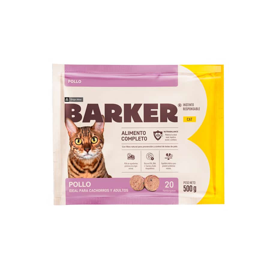 Barker Cat (Pollo) - 20 Hamburguesas