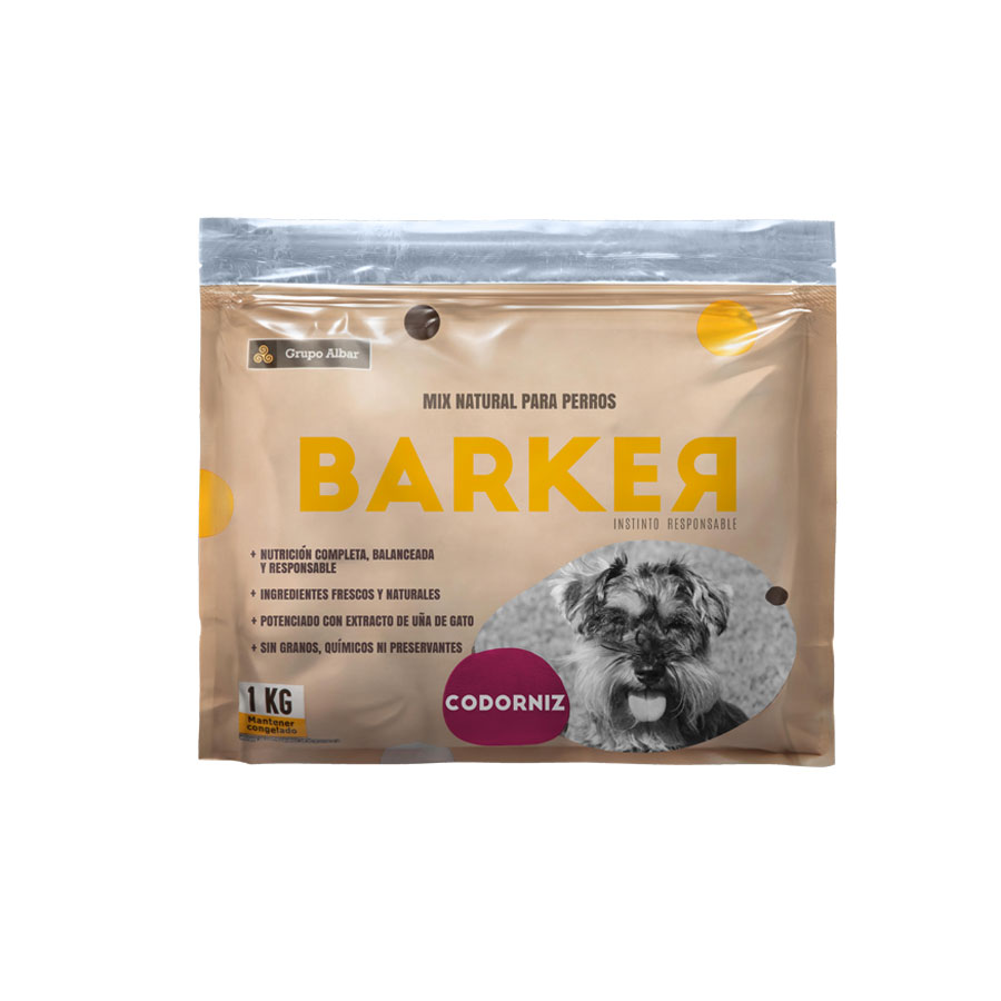 BARKER CODORNIZ (1KG) - 20 HAMBURGUESAS