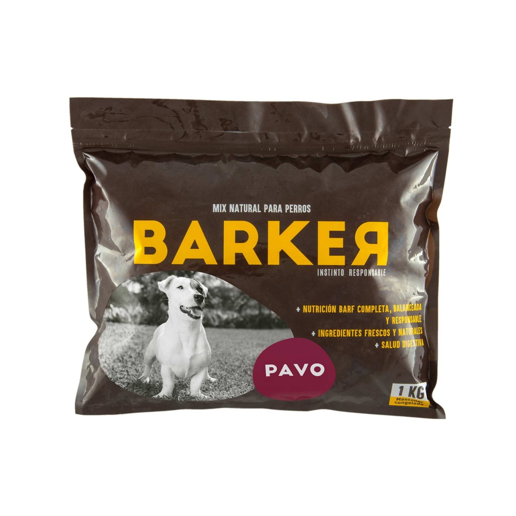 BARKER PAVO (1KG) - 20 HAMBURGUESAS
