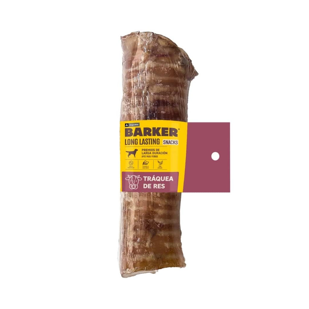 Barker Tráquea de Res Tamaño Chico 15 cm