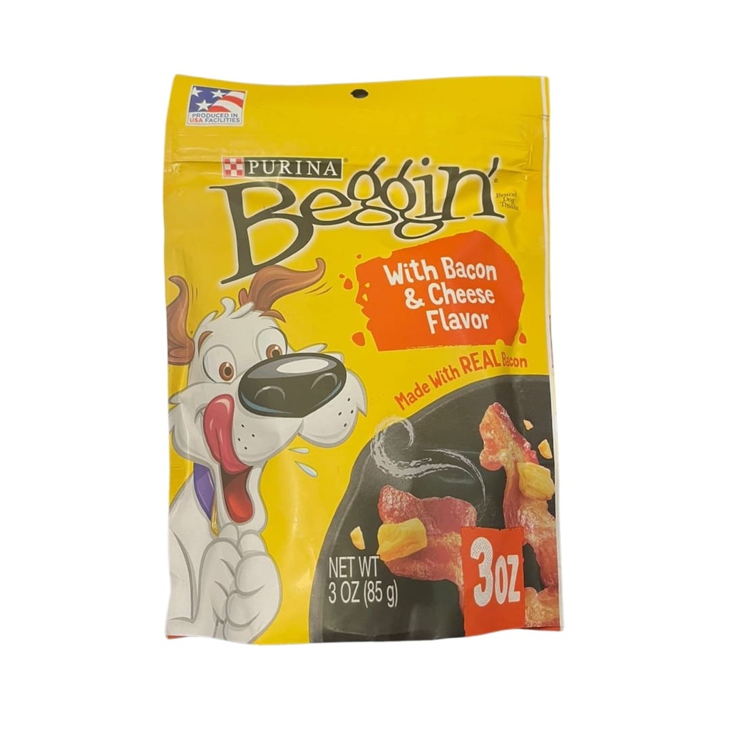 Beggin Dog Treats With Bacon and Cheese Flavor