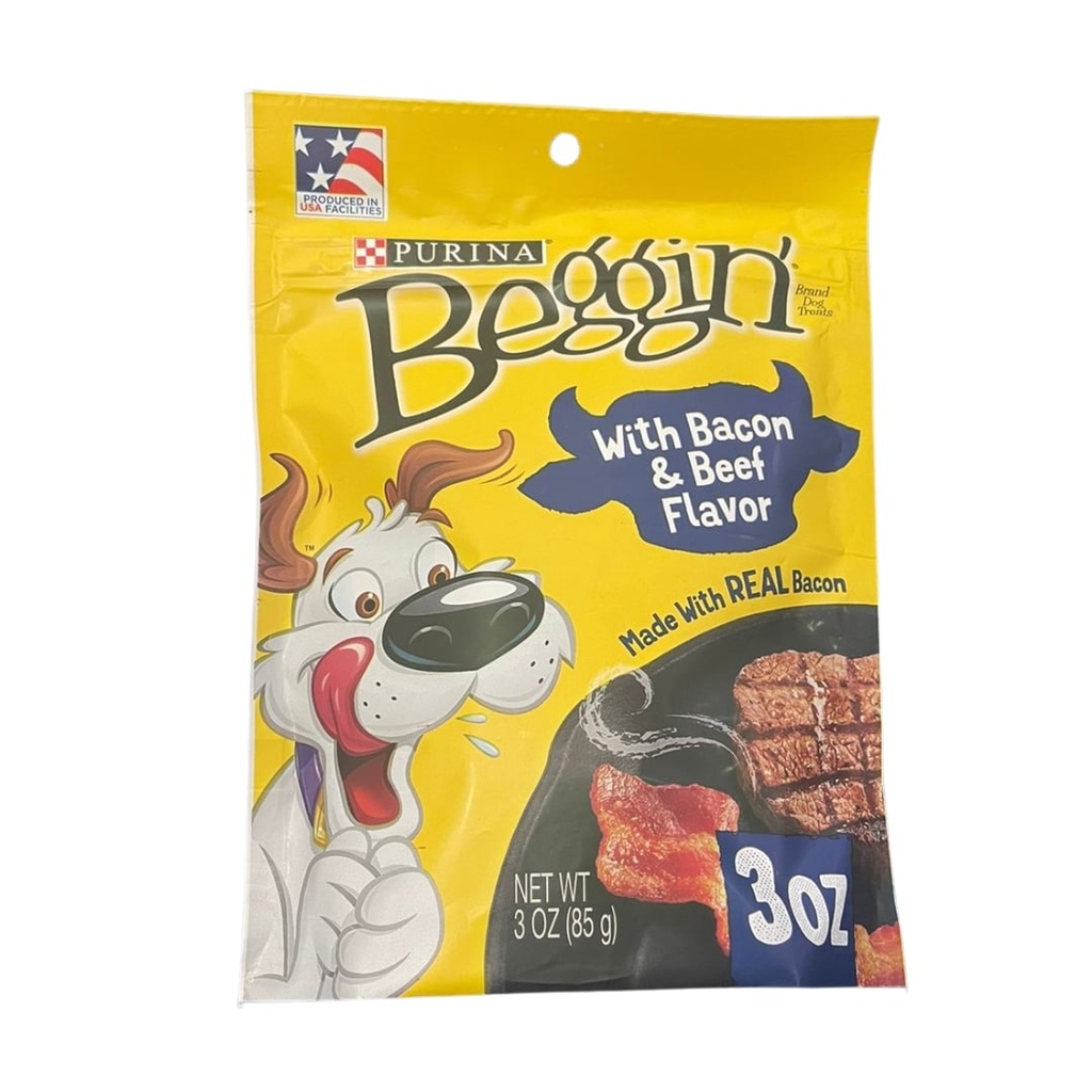 Beggin With Bacon and Beef Flavor Dog Treats