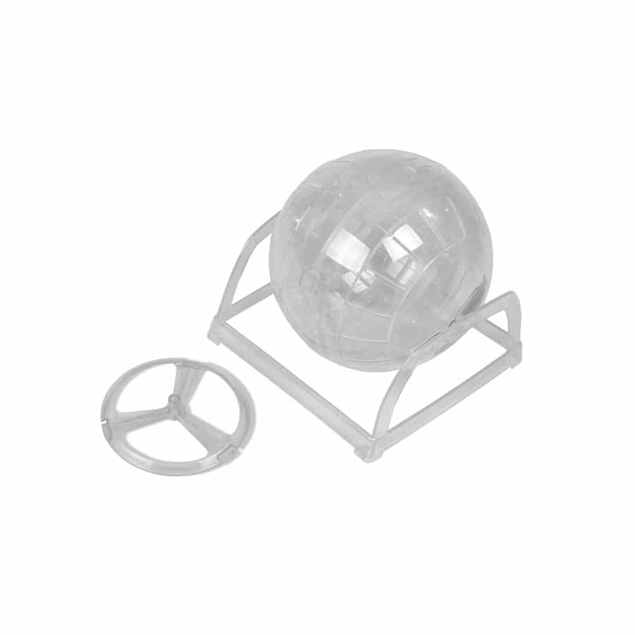 BOLA PLASTICA PARA HAMSTER CON PARANTE