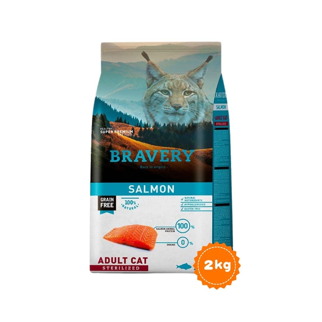 Bravery Salmon Adult Cats Sterilized