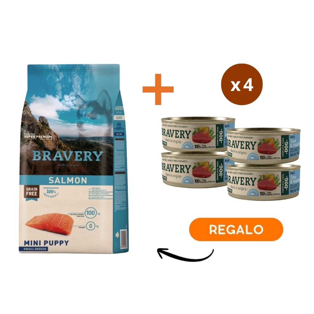 Bravery Salmon Mini Puppy Small Breeds