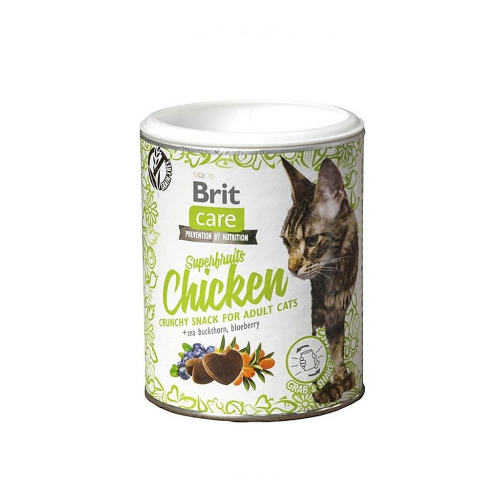 BRIT CARE CAT SNACK SUPERFRUITS CHICKEN