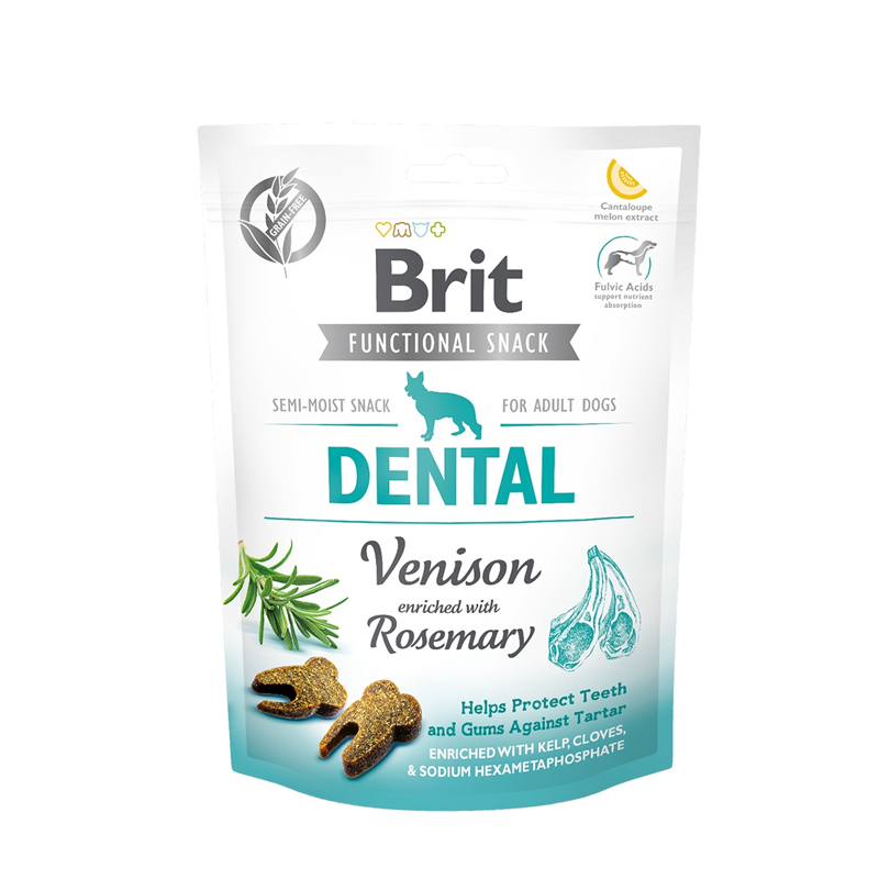 BRIT CARE DOG FUNCTIONAL SNACK DENTAL VENISON