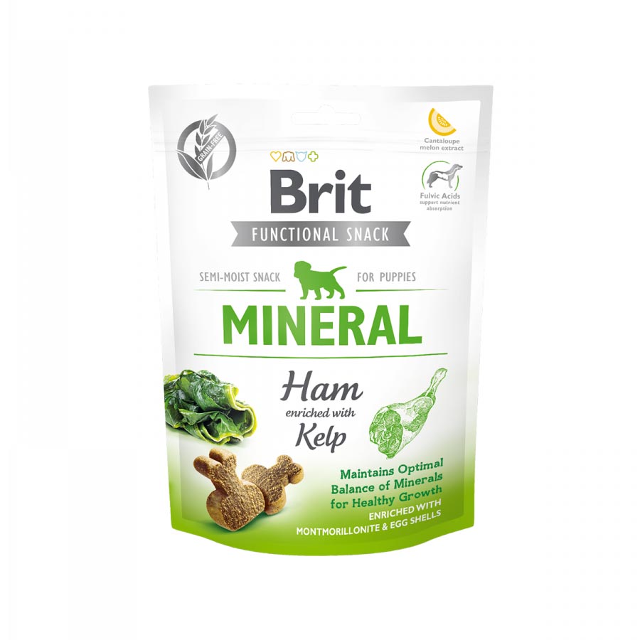 BRIT CARE DOG FUNCTIONAL SNACK MINERAL HAM FOR PUPPIES