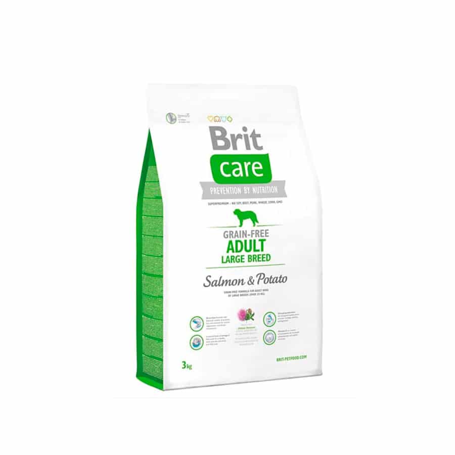 BRIT CARE DOG GRAIN ADULT LARGE BREED SALMON
