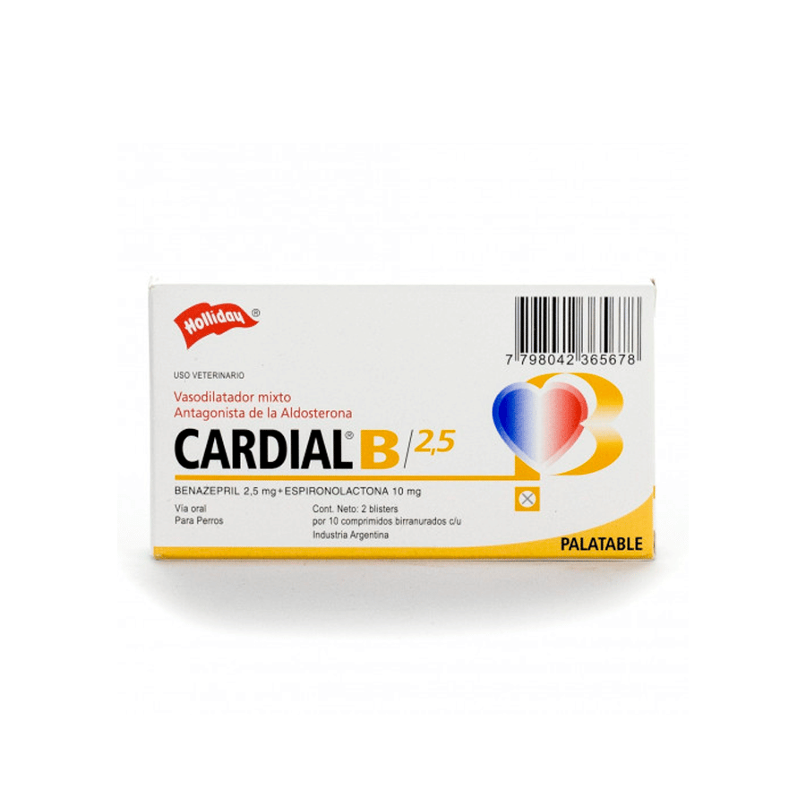CARDIAL B 2,5 MG x TABLETA