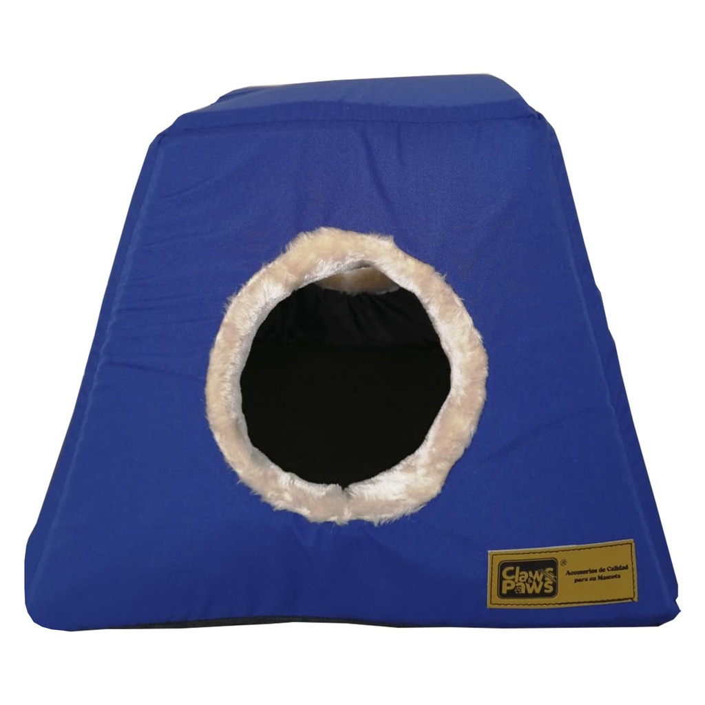 CASA PARA GATO 3 EN 1 AZUL