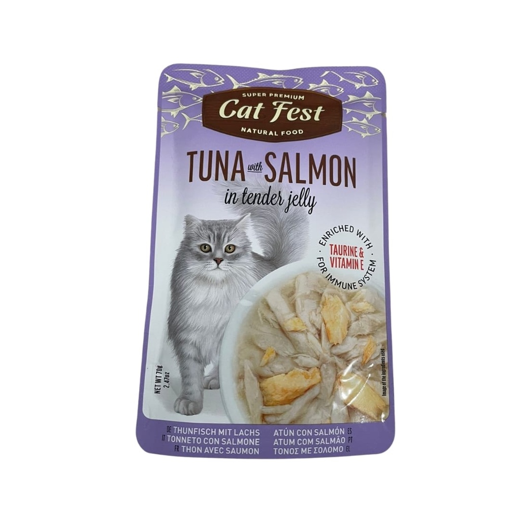 Cat Fest Tuna with Salmon