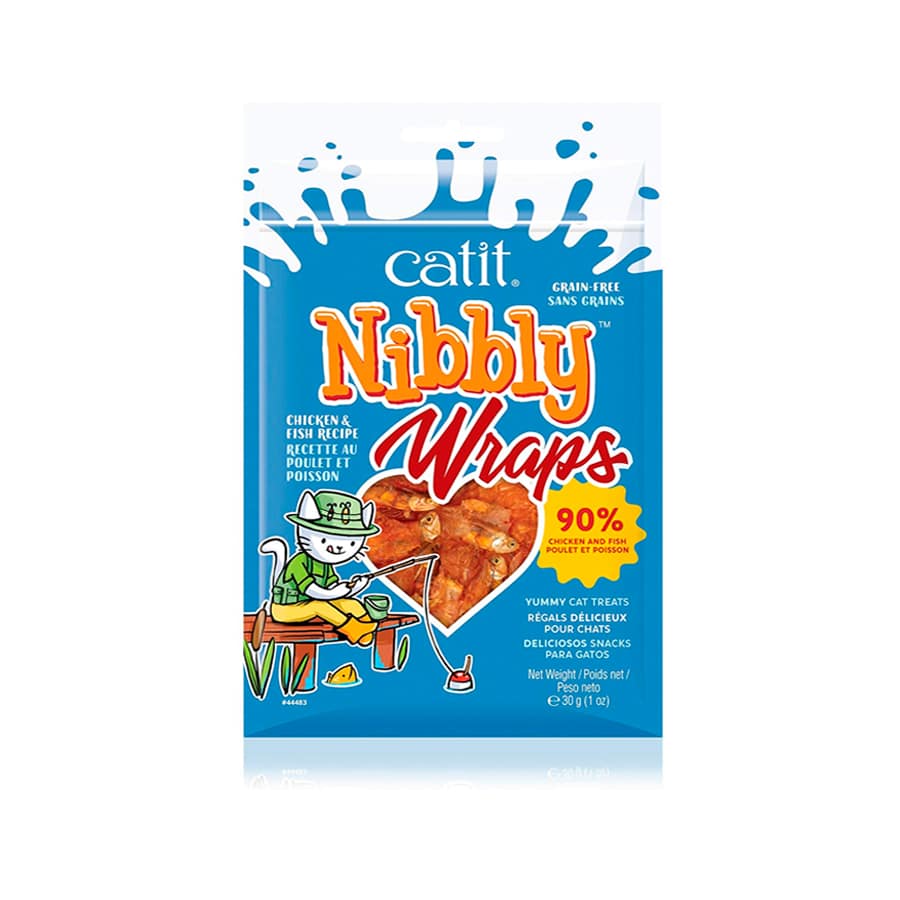Cat It Nibbly Wraps Pollo & Pescado 30 Gr