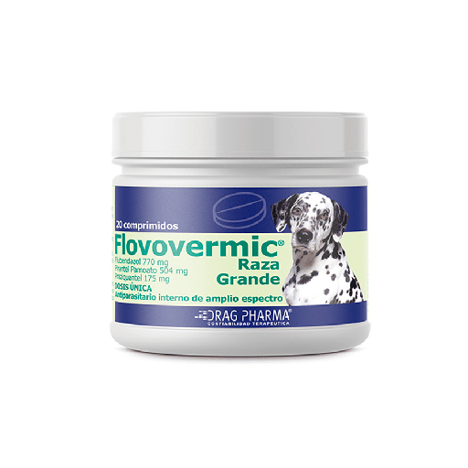Flovovermic Razas Grandes x 20 comprimidos