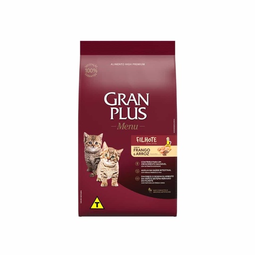 Gran Plus Menú Gato Filhote Pollo y Arroz