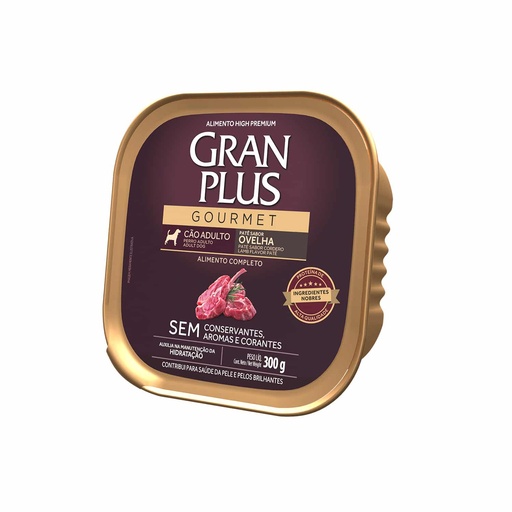 Gran Plus Paté Gourmet Perro Adulto Sabor Cordero