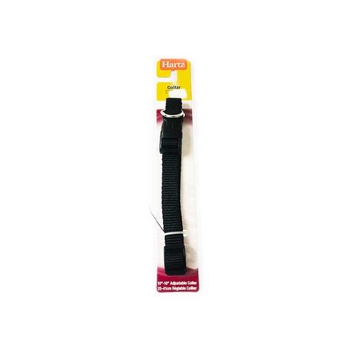 HARTZ COLLAR 16-24X3/4 COLOR NEGRO