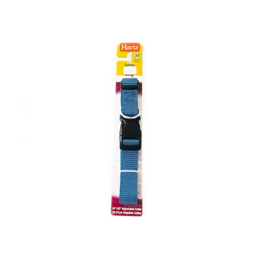 HARTZ COLLAR - ADJ 14-20X3/4 COLOR AZUL