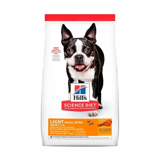 HILLS SCIENCE DIET CANINE ADULT LIGHT SMB