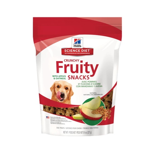 HILLS SCIENCE DIET NATURAL CRUNCHY FRUITY SNACKS APPLES & OATMEAL