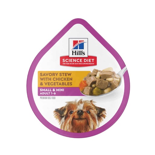 Hills SD Adult 1-6 Small Paws Chicken and Vegetables (Estofado)