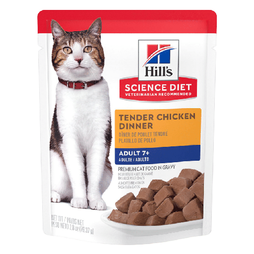 Hills SD Adult +7 Tender Chicken Dinner