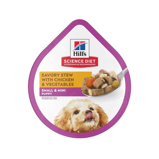 Hills SD Puppy Small Paws Chicken and Vegetables (Estofado)