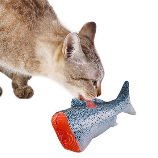 JUGUETE PESCADO COLA SALMON