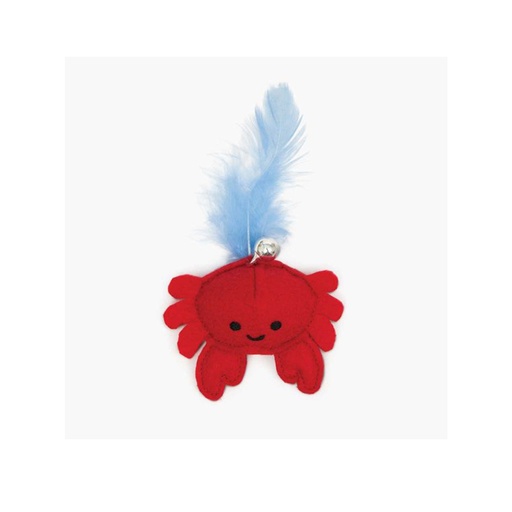 JUGUETE PLAY PIRATES CANGREJO CON CATNIP Y PLUMAS CAT IT