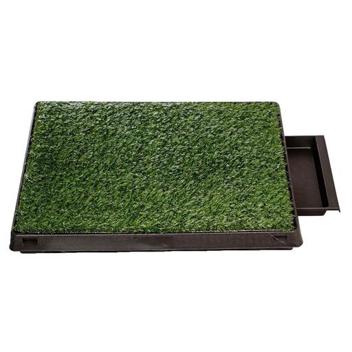 BAÑO DE GRASS SINTETICO PET POTTY (65.5 x 53 CMS)