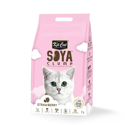 KIT CAT SOYACLUMP SOYBEAN LITTER - STRAWBERRY