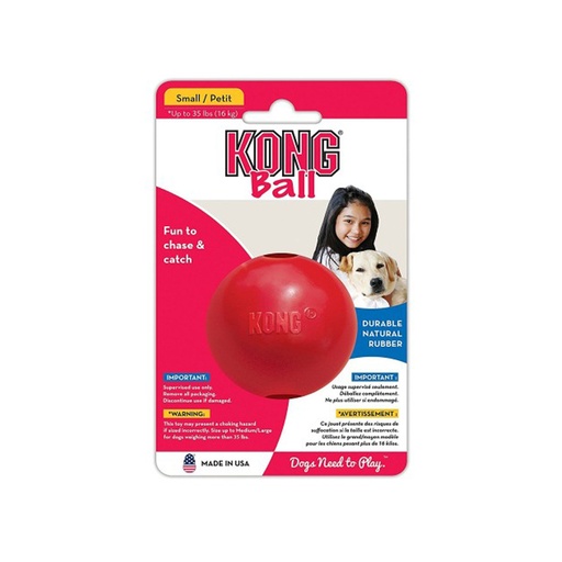 KONG BALL W/HOLE SMALL