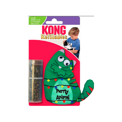Kong Holiday Refillable Purrsonality Assorted