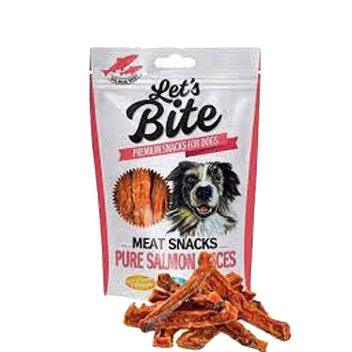 Lets Bite Meat Snacks Pure Salmon Slices