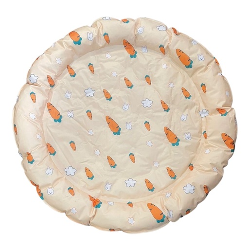 Manta Refrigerante Circular Amarilla