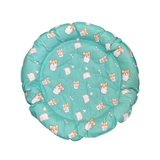 Manta Refrigerante Circular Verde