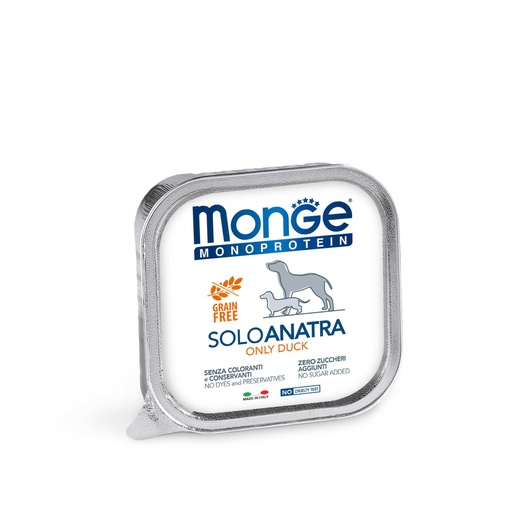 MONGE CANINE ADULT MONOPROTEIN PATO LATA
