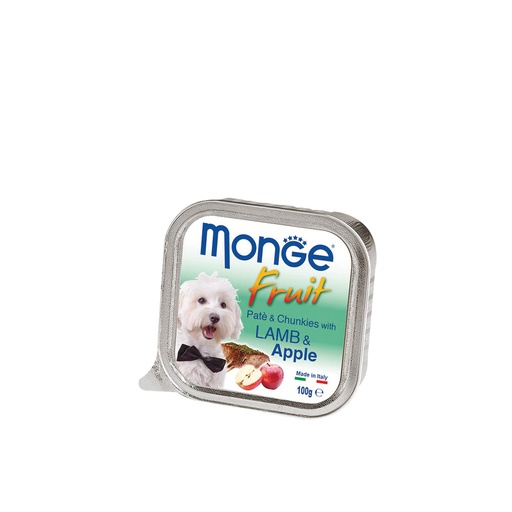 Monge Canine Fruit Cordero y Manzana Lata