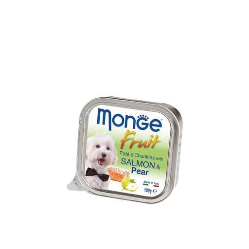 Monge Canine Fruit Salmon y Pera Lata